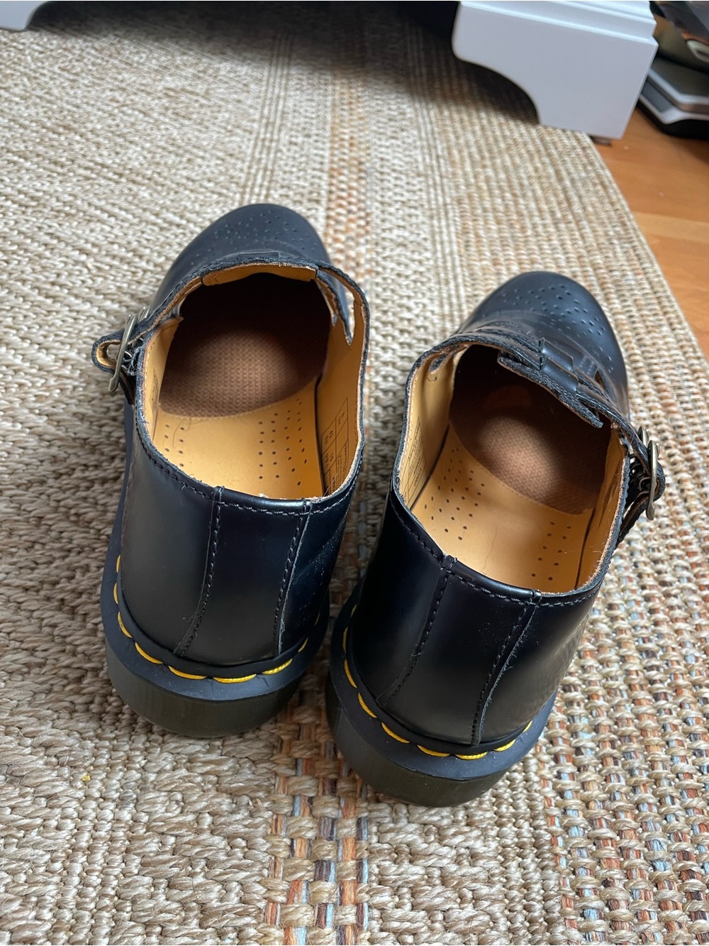 Dr. Martens Black Double-Strap Mary Jane Shoes - Picture 5 of 9